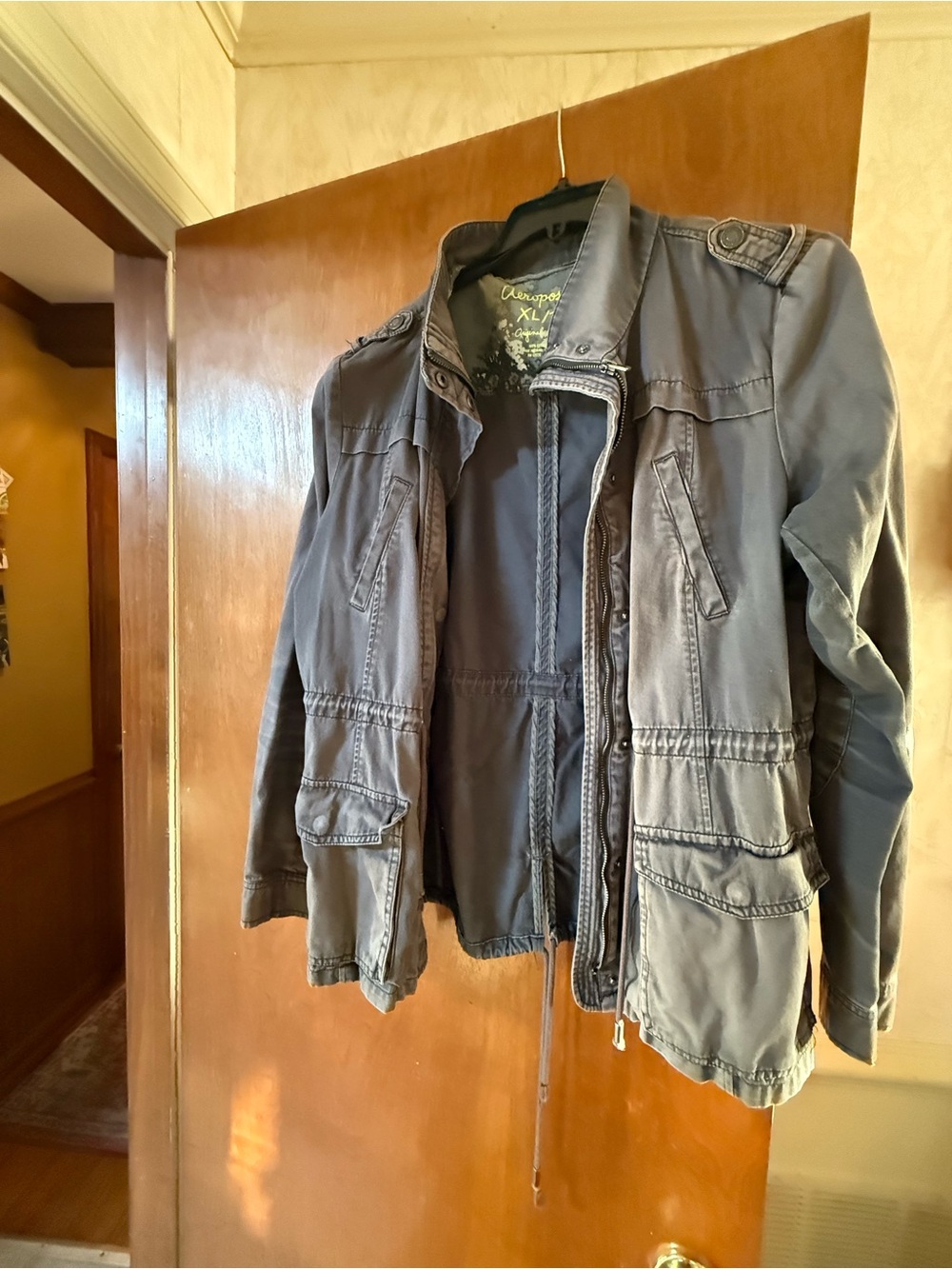 Aeropostle women’s Slate Utility Jacket - Casual Field Coat